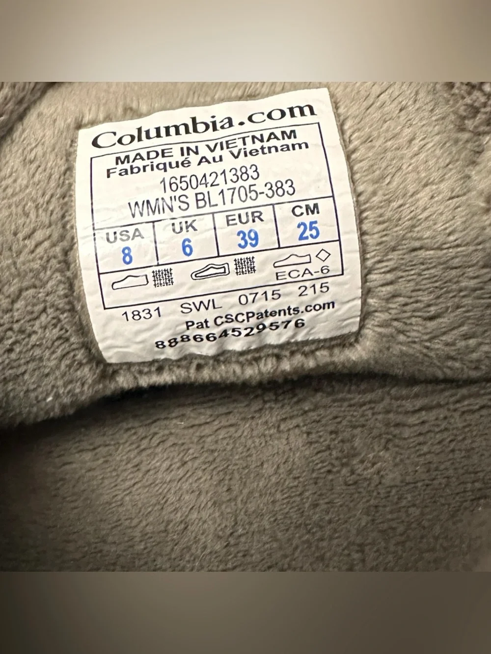 Columbia Minx Mid II Omni-Heat Waterproof Winter Boots Women’s Size 8 Green 200g